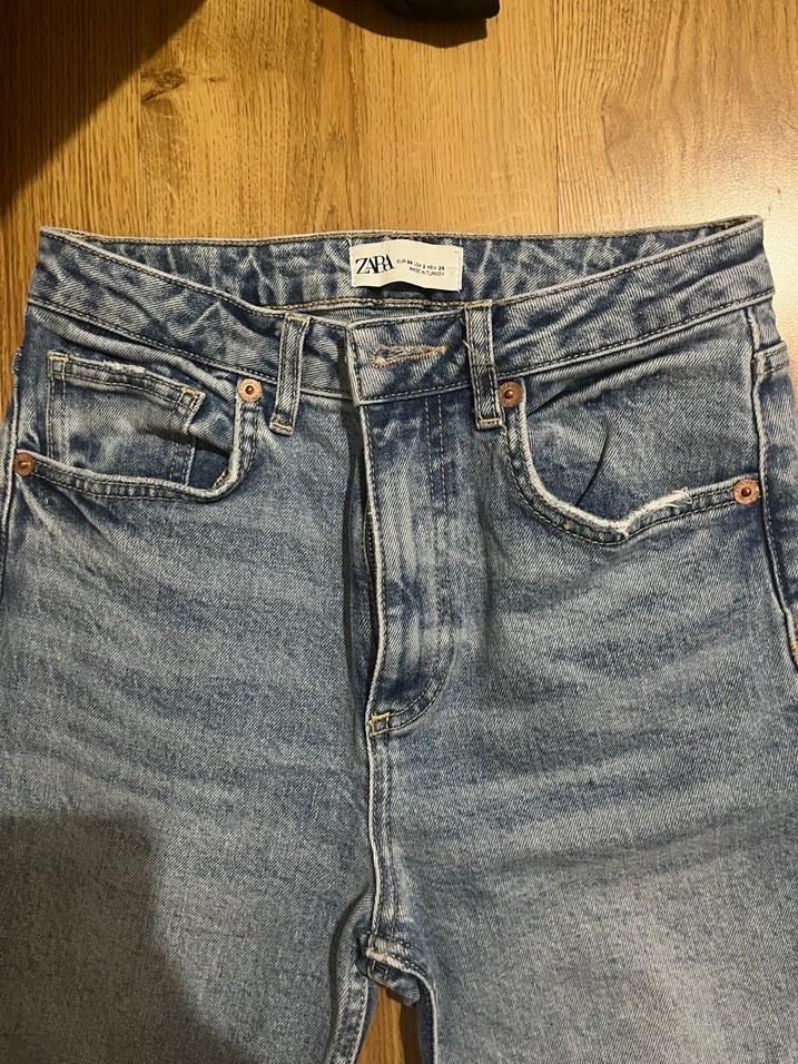 Diz Yırtık Detaylı Kadın Denim Jean - Görsel 2