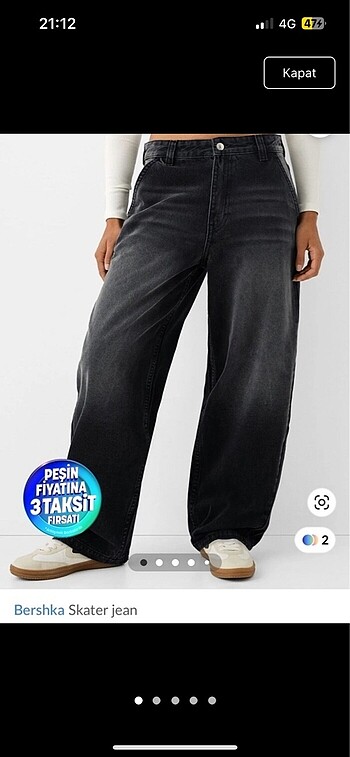 Bershka baggy jean