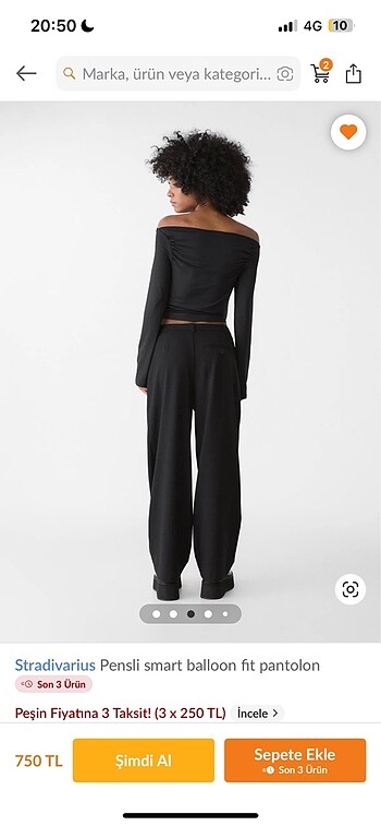 Stradivarius Stradivarius etiketli pantolon