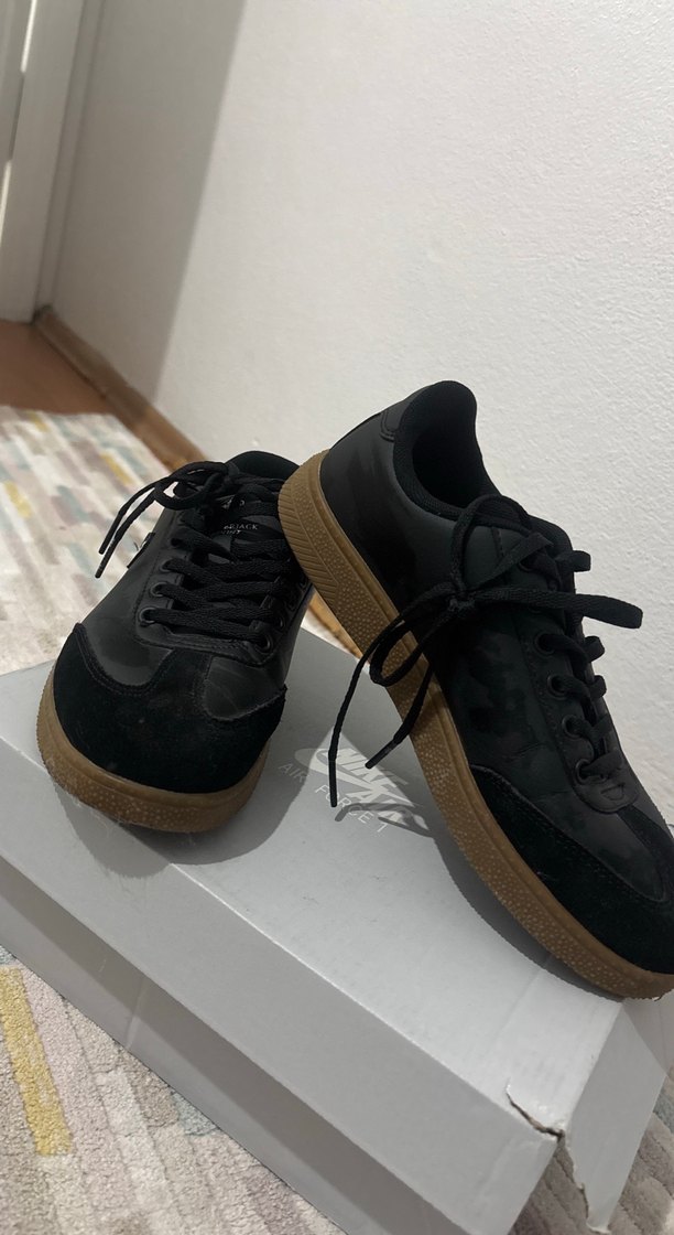 Siyah Kadın Sneakers - Görsel 2