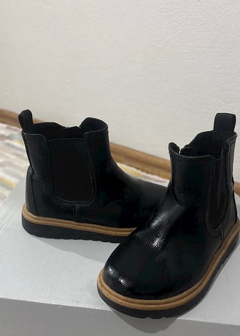 Çocuk Siyah Tokalı Kauçuk Bot - Görsel 2