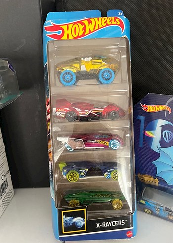 Hot Wheels X-RAYCERS 5'li Çok Renkli Oyuncak Araba Seti