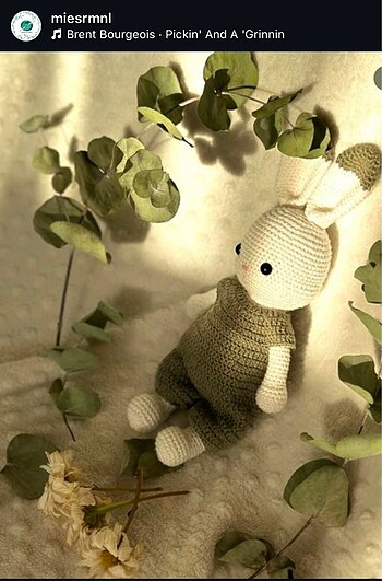 Amigurumi örgü tavşan