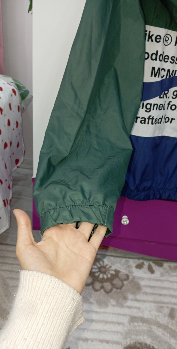 Erkek Kapüşonlu Rüzgarlık Fermuarlı Ceket - Görsel 4