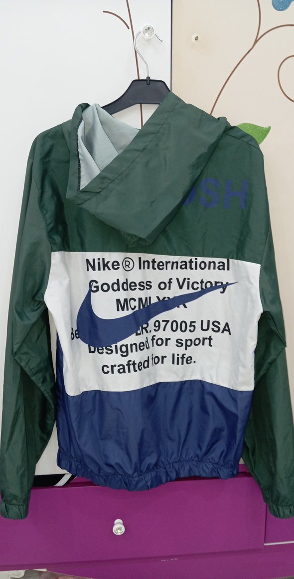 Erkek Kapüşonlu Rüzgarlık Fermuarlı Ceket - Görsel 3