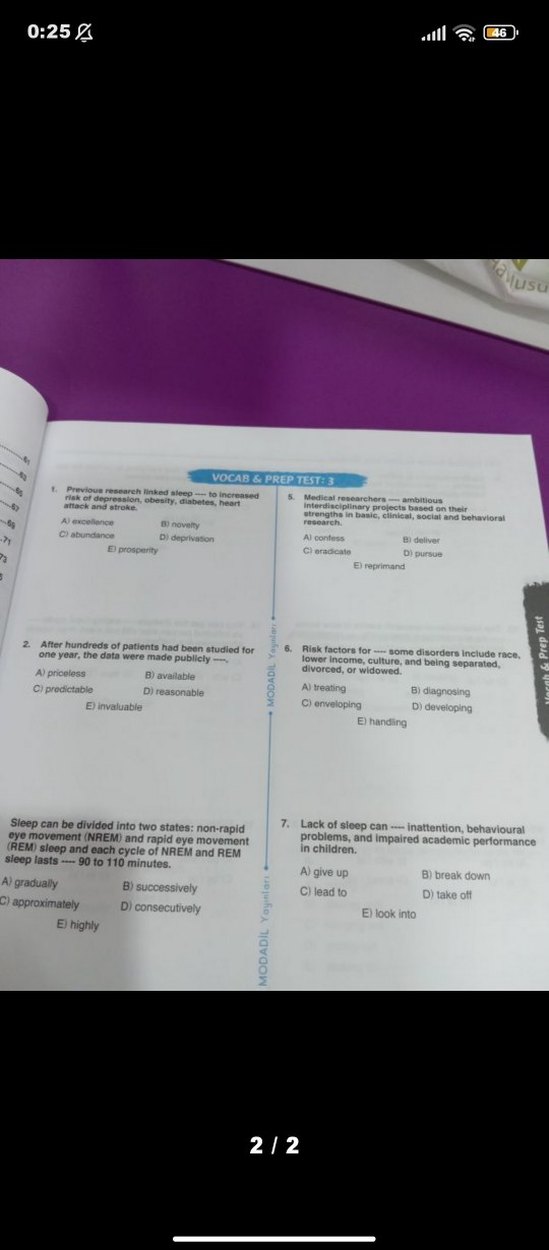 YKS İngilizce Kelime ve Edat Soru Bankası - Görsel 2