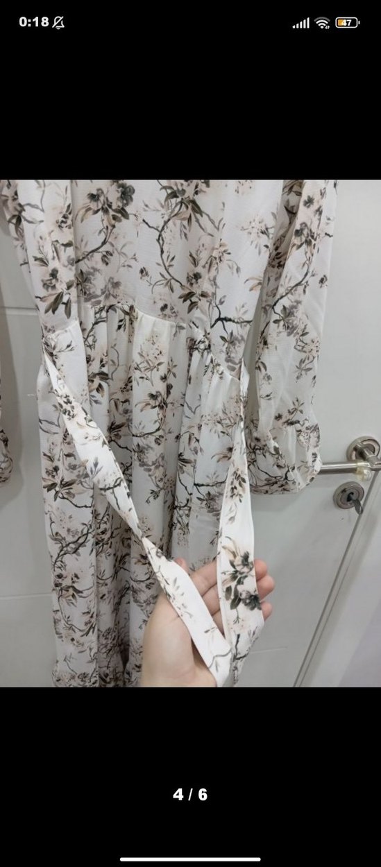 çiçekli elbise - Görsel 4