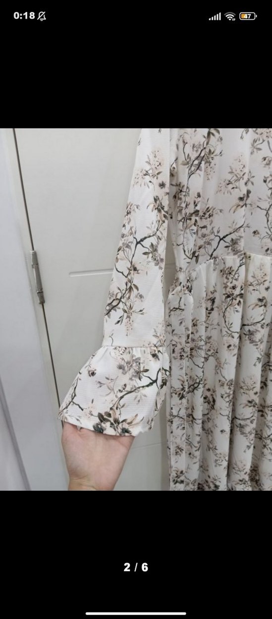 çiçekli elbise - Görsel 2