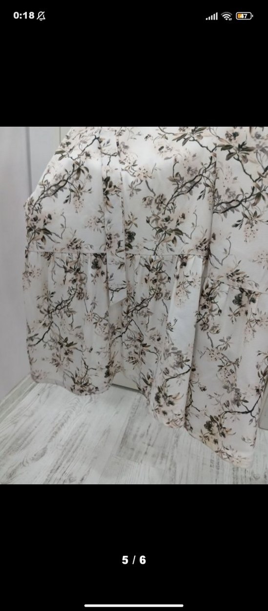 çiçekli elbise - Görsel 5