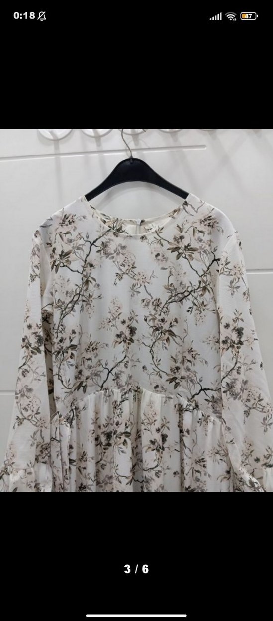 çiçekli elbise - Görsel 3