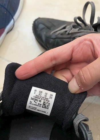 Siyah Erkek Spor Ayakkabı Bağcıkları - Görsel 4