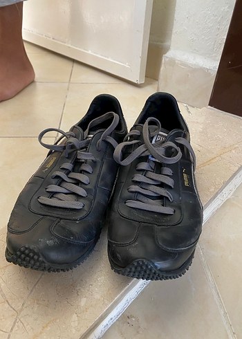 Siyah Erkek Spor Ayakkabı Bağcıkları - Görsel 2