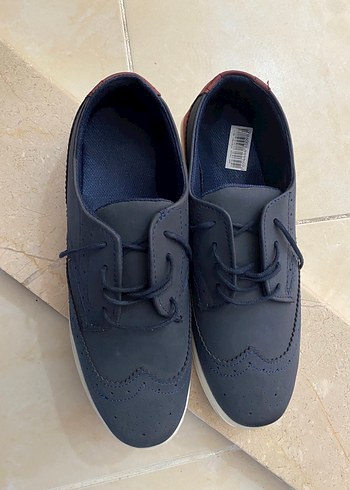 Lacivert Erkek Klasik Günlük Ayakkabı - Görsel 2