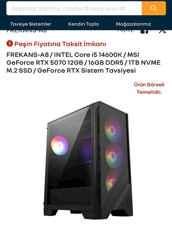 Monitör -Klavye-mouse-kasa-adaptör-kulaklık - Görsel 4