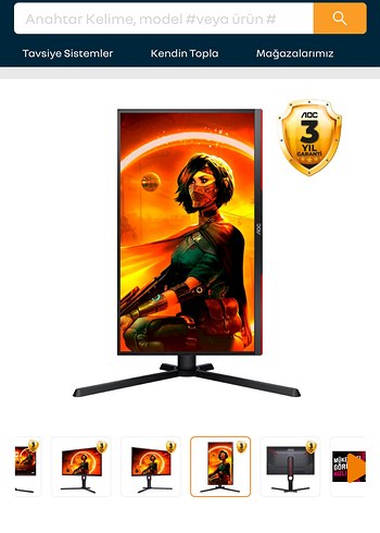 Monitör -Klavye-mouse-kasa-adaptör-kulaklık - Görsel 2