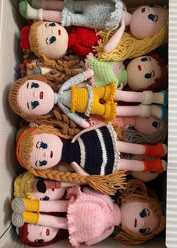 Renkli Örgü Bebekler - Görsel 3