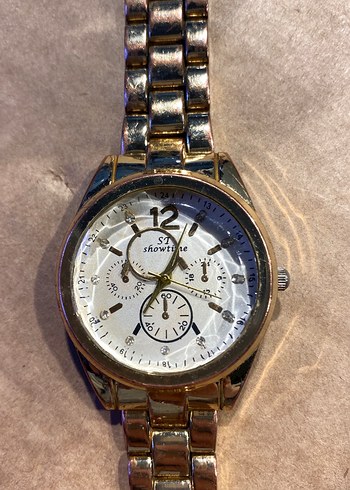 Altın Renkli Kadın Kol Saati - Görsel 2