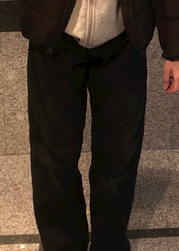 Kadın Siyah  Boy Regular Fit Denim Pantolon - Görsel 2