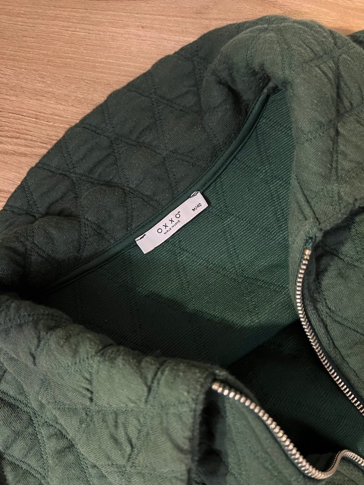 Yeşil  Fermuarlı Kadın Ceket - Görsel 2