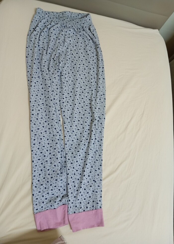 İkili pijama takımı uzun kollu - Görsel 3