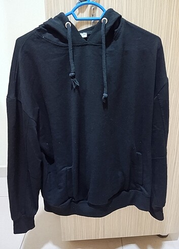 Siyah sweatshirt - Görsel 2
