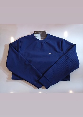 Kadın Lacivert Mini Sweatshirt