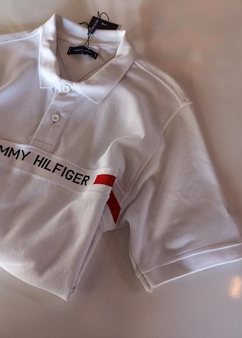 l Beden beyaz Renk Tommy Hilfiger Beyaz Kısa Kollu Polo Tişört
