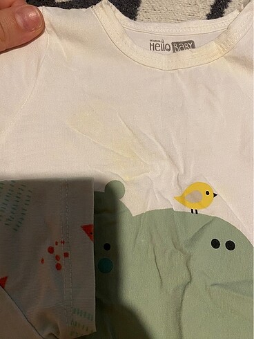 Yenidoğan Beden beyaz Renk Hellobaby romper