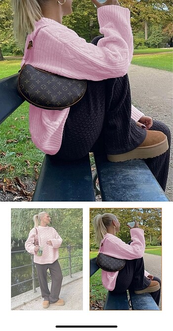 Trendyol & Milla Pembe kazak
