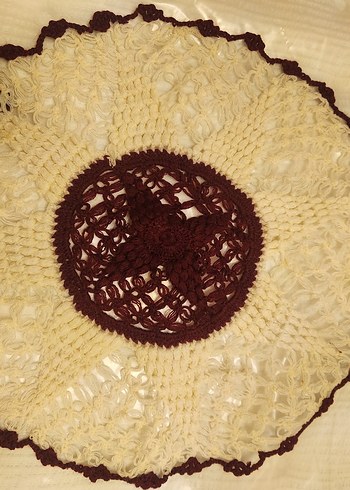 Bordo Dantel Detaylı Örgü lif
