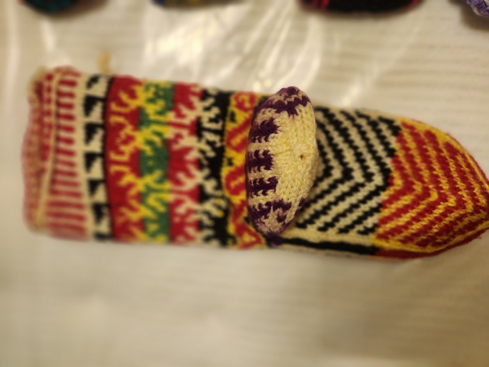 Renkli Desenli çorap, patik - Görsel 2