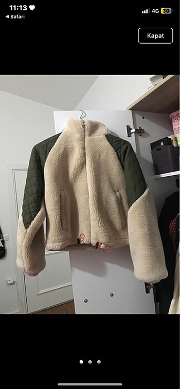 pull and bear peluş mont