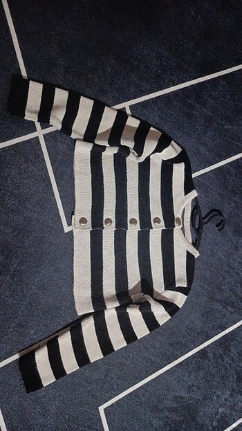 Crop ceket