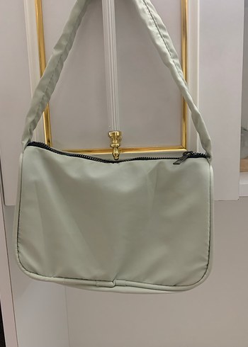 Minimalist Gri Kadın Çanta - Görsel 3