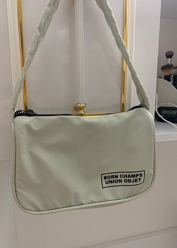 Minimalist Gri Kadın Çanta - Görsel 2