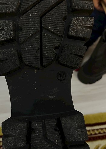 Kadın Siyah Deri Platform Topuklu Bot - Görsel 3