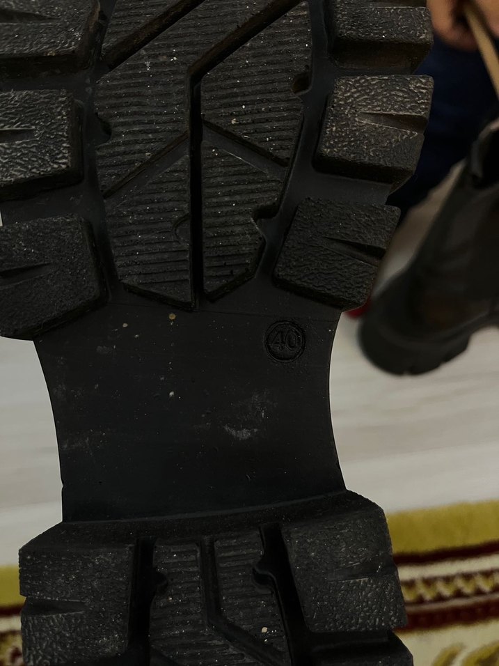 Kadın Siyah Deri Platform Topuklu Bot - Görsel 3