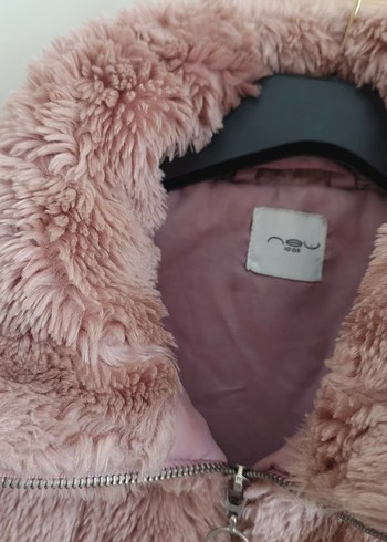 Pembe Kürklü Kadın Yelek - Görsel 3