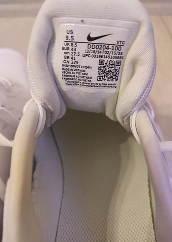 Nike Beyaz Erkek Yürüyüş Koşu Ayakkabısı - Görsel 5