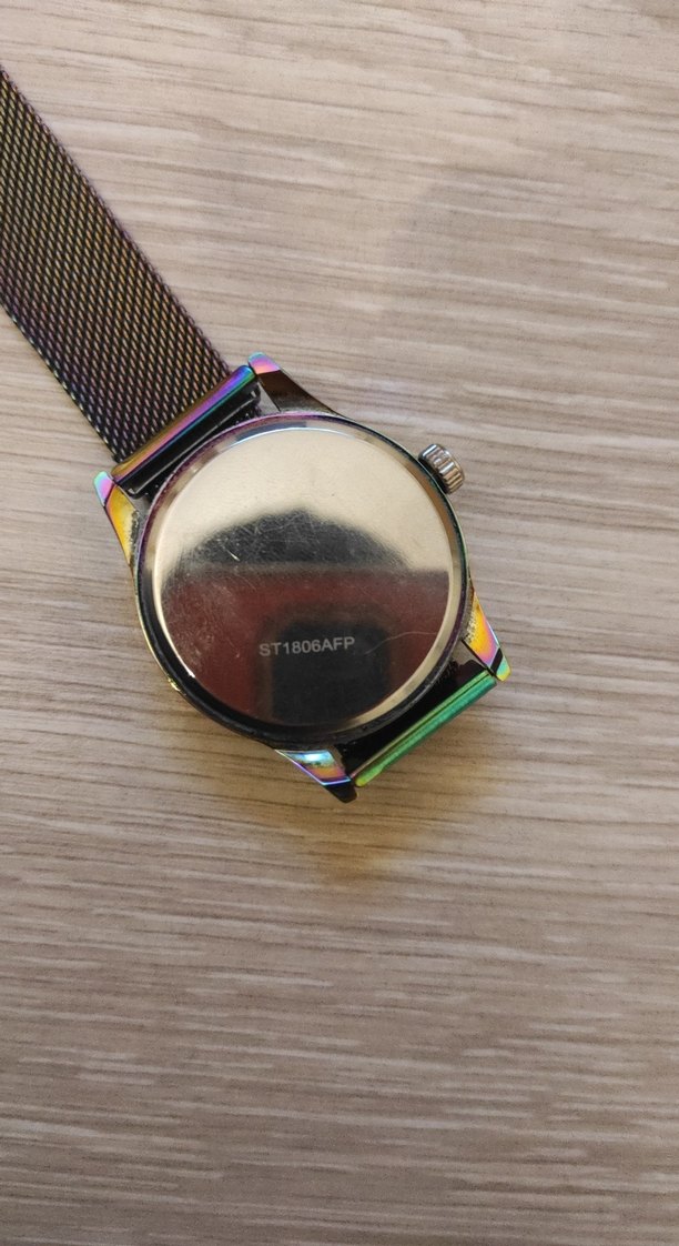 Renkli Kordonlu Erkek Kol Saati - Görsel 2