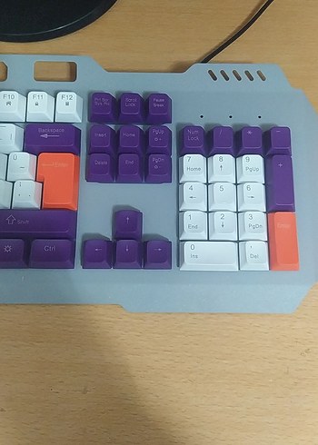 Mor ve Beyaz Klavye - Görsel 3