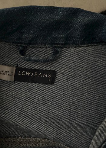 Düğmeli Lacivert Kadın Kot Ceket - Görsel 2