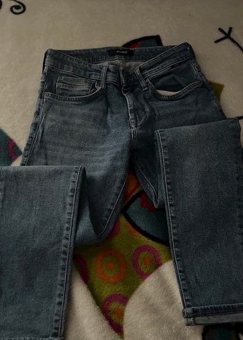 Mavi dar pantolon - Görsel 2