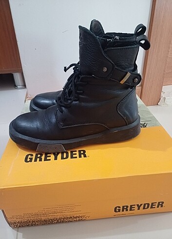 37 Beden siyah Renk Greyder 37 numara deri bot