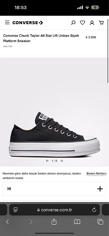 Orijinal Converse - Görsel 6