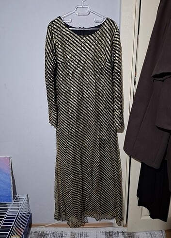 Pullu tesettür abiye - Görsel 3