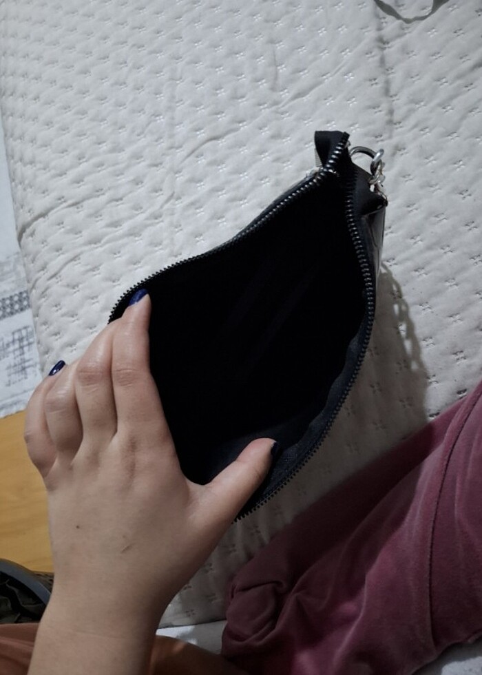 Kahverengi deri çanta  - Görsel 4