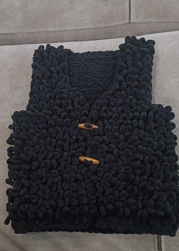 Puffy yün çocuk yelek - Görsel 3