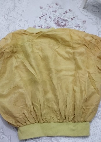 vintage unisex bomber ceket - Görsel 3