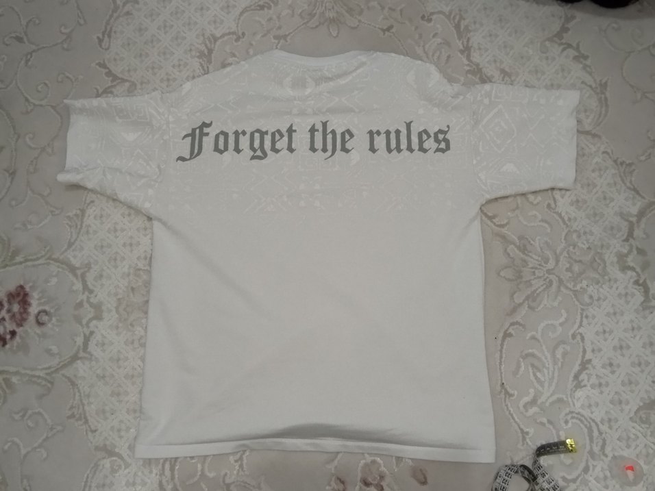 Beyaz erkek baskılı tişört - Görsel 3